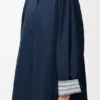 Vestido camisero de algodón
