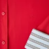 Vestido camisero de algodón