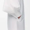 Vestido camisero de algodón