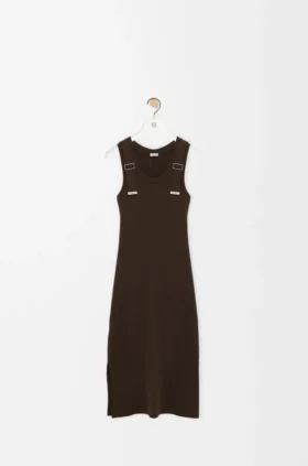Vestido de algodón elástico
