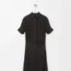 Vestido de algodón y seda Vestido de algodón y seda