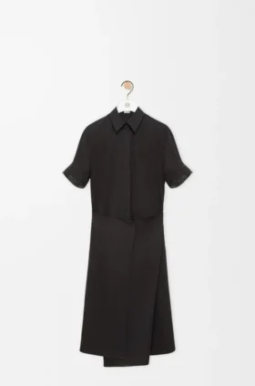 Vestido de algodón y seda