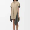 Vestido de algodón y seda Vestido de algodón y seda