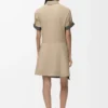 Vestido de algodón y seda Vestido de algodón y seda