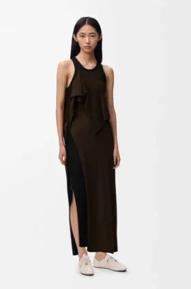 Vestido de mezcla de viscosa