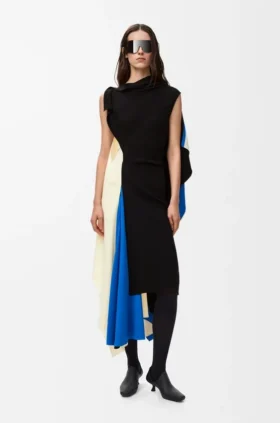 Vestido de viscosa elástica