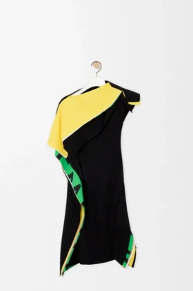 Vestido de viscosa elástica