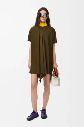 Vestido de viscosa elástica