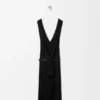 Vestido drapeado de viscosa Vestido drapeado de viscosa
