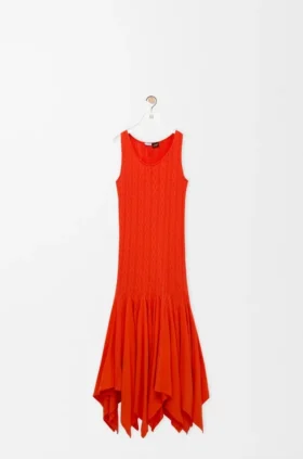 Vestido sin mangas de algodón