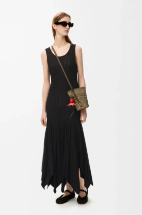 Vestido sin mangas de algodón