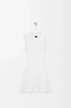 Vestido sin mangas de algodón elástico