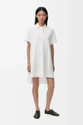Vestido tipo polo de algodón