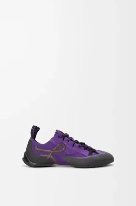 Zapatilla Grip en piel de becerro de gamuza