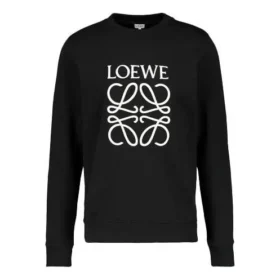 Zapatillas deportivas para hombre loewe Anagram bordadas, color negro, P00446091