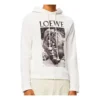 Zapatos de hombre loewe con estampado de máscara, color blanco, H6109730Pc-2100