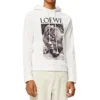 Zapatos de hombre loewe con estampado de máscara, color blanco, H6109730Pc-2100