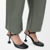 Zapatos de tacón con correa al tobillo «Toy Pump» en piel de cordero Zapatos de tacón con correa al tobillo «Toy Pump» en piel de cordero