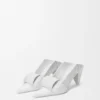 Zapatos de tacón con solapa tipo origami en piel de cordero Zapatos de tacón con solapa tipo origami en piel de cordero
