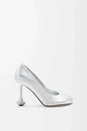Zapatos de tacón «Toy Pump» en piel de cordero laminada
