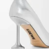 Zapatos de tacón «Toy Pump» en piel de cordero laminada Zapatos de tacón «Toy Pump» en piel de cordero laminada