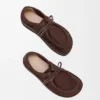 Zapatos Faro con cordones de piel de becerro de gamuza Zapatos Faro con cordones de piel de becerro de gamuza