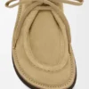 Zapatos Faro con cordones de piel de becerro de gamuza