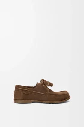 Zapatos náuticos «Campo» de piel de becerro de gamuza