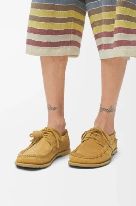 Zapatos náuticos «Campo» de piel de becerro de gamuza